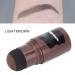 Durable Eyebrow Stamp & Template Kit | Easy to Use with 10 Dark Brown Eyebrow Templates for Perfect Makeup - Buy Online on SooperMarket.com