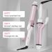 DAN Curling Iron - 1 1/4 Inch Long Barrel Dual Voltage Hair Curling Iron for Travel - Perfect Curls White - Buy Online on SooperMarket.com