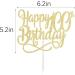 Qertesl Gold Glitter Happy 100th Birthday Cake Topper Cheers to 100 Years happy 100th Birthday Cake Topper 100th Anniversary Cake Topper men and women 100 years old happy birthday Party Decoration Gold100 - Buy Online on SooperMarket.com