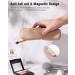 FERYES Makeup Brush Holder - Portable Magnetic Closure Silicone Organizer for Travel - Khaki - Buy Online on SooperMarket.com