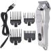 Professional Hair Clippers Kit with LCD Display - Rechargeable Stainless Steel Beard & Mustache Trimmer for Men | Grooming Salon Essentials - Buy Online on SooperMarket.com