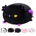 Mewaii 16'' Soft Devil Axolotl Plush Pillow Stuffed Animals Plushies Squishy Pillow - Fluffy Cuddle Plush Pillow Toys for Adults Girls Boys(Black) Black Devil Axolotl 16in/40cm