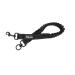 FLOXIK RUTICATIONS ELASTIC SLEAR for medium -sized dogs |Bungee linen extension for every dog leash |Ideal for jogging cycling and walking black