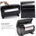 2 Pcs Tin Foil Dispenser Aluminium Foil Hairdressing Foil Cutting Machine Fold Foil Cutting Tool Automatic Care Product Abs Environmental Protection Material Blackx2pcs 17x9cmx2pcs - Buy Online on SooperMarket.com