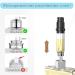 Brarios Perfumed Robber Refillable Travel Perfume Atomizer - 5ml Mini Portable Spray Bottle in Gray | Perfect On-the-Go Fragrance Solution - Buy Online on SooperMarket.com