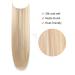 REECHO Invisible Wire Hair Extensions | Adjustable Size Secret Hairpiece for Women | 24 Inch Light Blonde | Removable Clips | Pack of 1 - Buy Online on SooperMarket.com