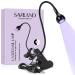 Saviland U V LED Light for Nails Mini Black Lights LED Nail Lamp with Securing Clip Rotatable Nail Dryer Nail Art U V Nail lamp (3W) for Curing Gel Polish U V Nail Gels Manicure Home DIY