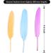FeelfunFeather 240pcs Macaron Goose Cochettes Feathers 4-6 inch Bulk Natural - Wedding Party Halloween DIY Crafts - Buy Online on SooperMarket.com