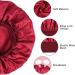 URAQT Satin Sleep Cap 2 Pack - Large Night Head Cover for Women - Soft & Comfortable Sleep Bonnet - Breathable Hair Cap for Long Curly Hair - Best for Night Sleep - Buy Online on SooperMarket.com