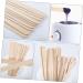 Minkissy 300 STK Waxed Wooden Sticks - Nose Wax Tools & Crafting Set for Kids | Wooden Wax Spatula & Stick Accessories - Buy Online on SooperMarket.com