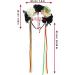 WELROG Halloween Floral Headband Rose Flower Headpiece Day of the Dead Headband Halloween Fancy Dress Costume Accessory (Black-White) - Buy Online on SooperMarket.com