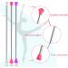 6 Pieces Twirling Batons Unisex Kids' Gymnastics Twirling Baton Dance Baton for Kids Girls Talent Shows  Artistic Dancing  Baton Twirling  Pink  White  Purple - Buy Online on SooperMarket.com