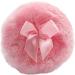 Toseky Furry Powder Puff Ultra Soft Round Makeup Powder Puff with Ribbon Bow Body Powder Applicator for Baby Kid Adult Makeup Tool for Home & Travel Pink - Buy Online on SooperMarket.com