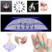 Kalolary Nail Tip Stand Holders with 102Pcs Adhesive Putty Clay - Nail Art Display Tools Set - Buy Online on SooperMarket.com