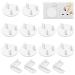 10 Plug Socket Covers UK+4 Corner Protector Plug Covers for Sockets UK Plug Protectors Baby Plug Socket Covers Socket Covers Baby UK Child Safety Plug Socket Covers Safety Plug Covers for Sockets Baby 10 Socket Cover+4 Corner Protector
