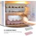 OSALADI 2pcs 18 Egg Storage Box Filled Plastic Eggs Fridge Egg Dispenser Egg Storage Tray With re-usable Assorted Color 30x15cm - Buy Online on SooperMarket.com