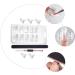 POPETPOP 1 Set nail extension set clear fake nail tips clear acrylic nail tips nail extension forms extension nail gel Manicure Extension False Nail pedicure brush plastic artificial 17.8x1.2cm As Shown - Buy Online on SooperMarket.com
