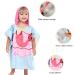 Supgomax Mermaid Hooded Bathing Poncho | Cartoon Children's Beach Towel | Absorbent Baby Bath Towel for Swimming & Shower - Buy Online on SooperMarket.com