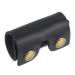 PATIKIL Leather Razor Head Protective Case Double Edge Razor Head Protection Sheath Shaving Tip Cover for Travel Black