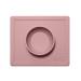 ezpz Happy Bowl (Blush) - 100% Silicone Suction Bowl with Built-in Placemat for Toddlers + Preschoolers - Dishwasher Safe Pink