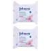 Johnson's Face Care Make Up Be Gone Refreshing Wipes - Pack of 2 50 count (Pack of 1)
