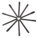 Baluue 40 Pcs Eye Shadow Brush Cosmetic Brush Eyeshadow Brush Sponge Makeup Brush Makeup Tool 5.8X0.7X0.5CMx4pcs Blackx4pcs