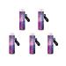 SCRAWLGOD Galaxy Print Lip Balm Holder Keychain Washable Lip Balm Sleeve keychain Chapstick Holder for Ourdoor Activities Wear-Resistant and Comfortable Set of 5 Galaxy Print 5