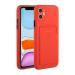 Tivenfezk Nadoli Silicone case for iPhone 15 Plus Ultra thin shockproof scratch -resistant wallet soft TPU protective cover mobile phone case with credit card holder iphone 15 plus red