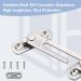 2 Pcs Stainless Steel Window Locks Safety Window Restrictors for Upvc Prevent Your Child or Pet from Falling by The Window Suitable for Home Kindergarten School Hospital Office - Buy Online on SooperMarket.com