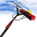 photovoltaic cleaner window cleaning pole Water Fed Pole Kit Window Cleaning Brush Equipment Water Fed Telesbrush Extendable Cleaner Conservatory Roof Photovoltaic Panel Cleaning Tool-20Ft/ Clear 20Ft