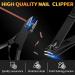 Manicure Set Pedicure Kit 16 Pcs Stainless Steel Nail Clippers Set Professional Nail Care Tools Grooming Kit with Portable Travel Leather Case for Men Women Black - Buy Online on SooperMarket.com