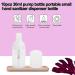 10pcs 30ml Foam Bottles - Portable Refillable Liquid Soap Dispenser - Travel-Friendly PP Container - Buy Online on SooperMarket.com