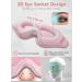 3D Contoured Sleep Mask for Women Men - 99% Blackout Eye Covers - Comfortable & Adjustable - Perfect for Travel and Lash Extensions - Pink - Buy Online on SooperMarket.com