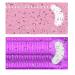 100 Pairs Eyelash Extension Gel Patches Kit  Under Eye Gel Pads Lint Free Lash Extensions Grafting for Makeup supplies (Pink+Purple)