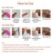 French Tip Long Press On Nails - 24 PCS Coffin Fake Nails | Glossy Pink Nails for Women - Buy Online on SooperMarket.com