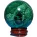 Natural Sphere Natural Geode Crystal Ball Green Malachite Hand Polished Gift Stone Home Decoration 1pc 270-280g - Buy Online on SooperMarket.com