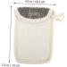 Baluue 16 Pcs Black Linen Soap Bag Foaming Soap Shower Foaming Bag Soap Pouch Cotton Soap Bags Flax - Buy Online on SooperMarket.com