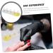 COOLHIYA 1 Set nail practice holder gradient rainbow nail stan training nail stands nail art organiser nail painting stand nail decor nail stands for nail art plastic Acrylic oval Yellow Blue 12.8x3.7cm - Buy Online on SooperMarket.com