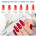 12 PCS Professional Nail File - 240/240 Grit Emery Boards for Natural Nails - Washable Fine Grit Manicure Tools for Home and Salon Use - Buy Online on SooperMarket.com