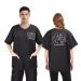 No lifting short arm pet groomer smock with 2 pockets 3xl size waterproof antistatic pet cosmetic work clothes dogs cat care cosmetics uniforms for pet shop men 3xl (pack of 1)