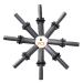 FLK Tech 8 SET 5/8 Plug Wedges and Feather Shims Concrete Rock Stone Splitter Hand Tools 16mm