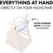 Hauck Alpha+ White Storage Box - Compact and Practical Organizer for Highchair - Buy Online on SooperMarket.com