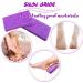 70-Piece Pedicure Exfoliator Kit: Disposable Pumice Stone, Sponge Scrubber, Callus Remover, Nail Files - Purple - Buy Online on SooperMarket.com