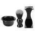 3PC Bart Razen Brushes Shell Holder Set | Men's Bart Cleaning & Hairstyle Tool | Perfect Birthday & Christmas Gifts for Dad Husband & Friends - Buy Online on SooperMarket.com