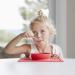EZPZ Happy Bowl (Pewter) - Silicone Suction Bowl for Toddlers | Dishwasher Safe - Buy Online on SooperMarket.com