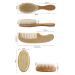 KALLORY Goat Healthcare Soft Hair Wood Bristles Comb - Children's Body Care Kit for Exfoliating and Massage - Buy Online on SooperMarket.com