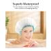 Mikimini Waterproof Shower Cap for Women & Girls - Reusable Washable Cute & Soft - Medium White (1 Pack) - Buy Online on SooperMarket.com