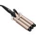 KUIKUI Triple Pipe Hair Curling Iron Wand - Fast Heating Adjustable Temperature for Healthy Styling | International Shipping Available - Buy Online on SooperMarket.com