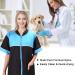 Noverlife Pet Grooming Jacket | Medium Size Lightweight Smock for Dog Cat Grooming | Hair Repellent Shirt Style Workwear - Buy Online on SooperMarket.com