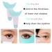 Eyelash Shield Applicator Guard Tool - 2 Pcs Multifunction Silicone Stencils for Quick and Easy Eye Makeup - Buy Online on SooperMarket.com